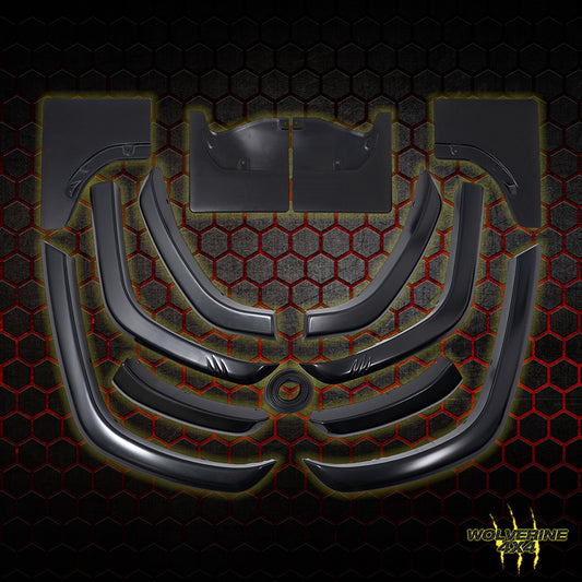 LAND CRUISER 300 SERIES GR FLARE KIT WITH MUDFLAPS (FULL-SET) - WF300GRMF