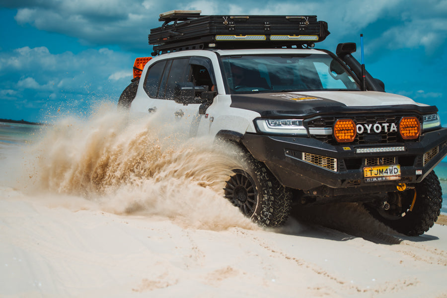 LAND CRUISER  300 SERIES GR FLARE KIT WITH MUDFLAPS (FULL-SET) - WF300GRMF