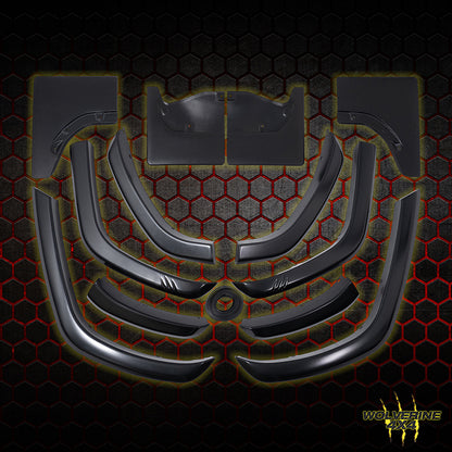 LAND CRUISER 300 SERIES FLARE KIT WITH MUDFLAPS (FULL-SET) - WF300MF